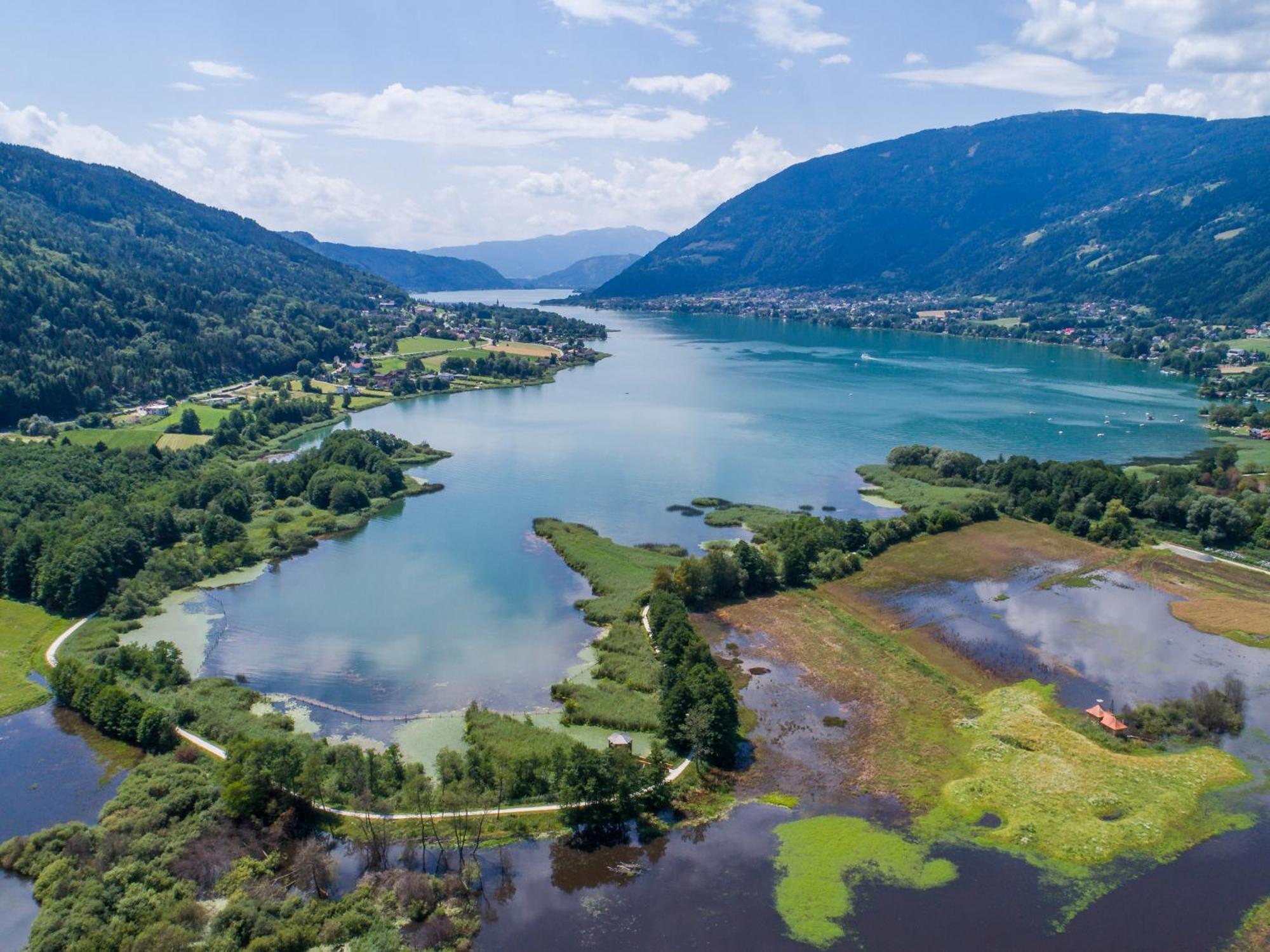 Direkter Seezugang Am Ossiacher See, Radfahren, Wandern & Erlebniscard Villach Buitenkant foto